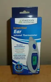 Veridian Healthcare - Instant Read Ear Infrared Thermometer - NIB