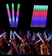 24 PCS(2 DZs) Foam Sticks LED Flashing Glow Foam LED 4 Celebrating party events