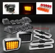 03-09 HUMMER H2 LED CORNER+CAB ROOF RUNNING+SIDE MARKER COVER LIGHTS SMOKE 07 08