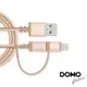 【DOMO】蘋果/安卓二合一MFI認證充電傳輸線(1m)-2色