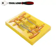 Sidchrome 8 Piece Metric T-Bar Handle Hex Allen Key Set 2mm - 10mm SCMT29550