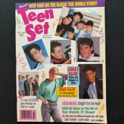 TEEN SET Magazine Oct 1989 NKOTB, McIntyre, Alyssa, Kirk, Trey, Faustino MINT