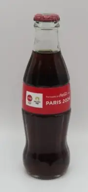 250ml glass Coca-Cola bottle PARIS 2024 OLYMPICS / PARALYMPICS, France, VHTF