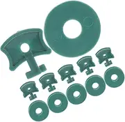 Pp Material Greenhouse Clips 50 Sets for Fixing Plant Netting No-drill Easy Install Garden Supplies