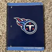 Tennessee Titans Journal Spiral Ring Notebook NFL Merchandise