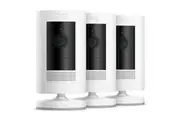 Ring Stick Up Cam Battery Full HD Security Camera 3 Pack (3rd Gen) - White