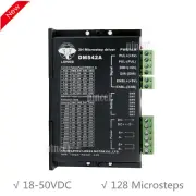 Nema23 Stepper Motor Driver DM542A Peak 4.2A 18-50VDC 128 Microsteps CNC