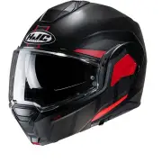 I100 Beis Black Red MC1SF Modular Helmet