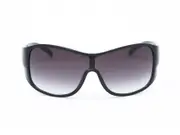 Shadows Navigator Sunglasses Oversized Black Unisex