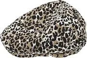 [Healeved] Leopard Print Newsboy Cap for Men and Women Adjustable Flat Cap Stylish Beret Hat for for Parties and Costumes