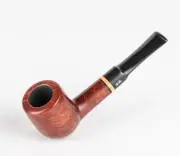 Briar Tobacco Smoking Pipe , Classic Billiard Shape, Fits 9mm Filter