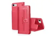 For Apple iPhone SE 2020 Case SupRShield Luxury Wallet Leather Flip Magnetic Stand Case Cover (Hot Pink)