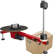 Electric Flat Film Wrapping Machine, Commercial Plastic Film Packaging Machine, 30 RPM Industrial Stretch Film Wrapper Dispensers, Pallet Wrapper for Express Logistics Carton