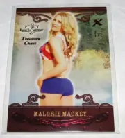 2015 Benchwarmer MALORIE MACKEY Treasure Chest Red #1/1 DRACANO Chocolate Milk