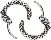 [LIFKOME] 1 Pair Dragon Earrings Round Earring Hanging Earrings for Men Dangle Earrings Loop Earrings for Men Earring for Men Earring for Man Men Earring Mens Earrings Titanium Steel