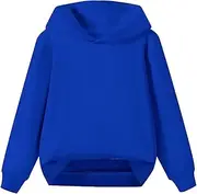 [Generic] Toddler Zipper Hoodies Large Children's Autumn Solid Color Hooded Pullover Sweater Cavaliers Hoodie for Boys