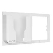 Multifunctional Wall Socket Mobile Phone Stand Wall Charging Holder Bracket for Phone under 6 inches WHITE COLOR