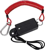 Breakaway Switch with 8 Feet Coiled Cable, Electric Brake Switch Used for RV Towing Trailer