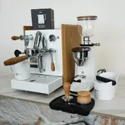 Bellezza Chiara in Custom White with Brewspire Olivewood Chrome & Bellezza Piccola Package