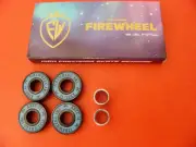 4 x ABEC 11 Scooter, Skateboard Bearings Blue shields + Bearing Spacers