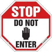 Condor Safety Sign,24 inx24 in,Polyethylene 473C25 Condor 473C25 0194484111786