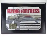 WWII B-17 Flying Fortress "Princess Pat" Authentic Relic - Full Color 5"x7"