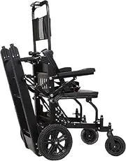 Electric Stair Climbing Wheelchair, 250W Elderly Electric Wheelchair Stair Lift, Foldable Stair Chair Lift, Lightweight Mobile Stair Climber Wheelchair for Elderly Disabled Patient