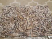 Home Weavers Ventura Beige Bath Rug Mat Cotton 21" x 34" bathroom