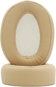 100ABN Ear Pad Replacement Ear Pad High-Density Memory Foam Protein Leather Ear Pad Compatible with Sony MDR-100ABN-H800 H900N Earphone Ear Pad Accessories (Light Blonde)