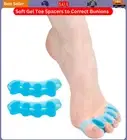 Brand New Toe Separator Soft Gel Toe Spacers To Correct Bunions 1 pair Free Ship