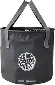 Lip Curl Bucket, 16.9 gal (50 L) (Surfing, Sea, Leisure) (14RMUT / SURF Series Bucket), Large Capacity, Black/Grey, Multicolor (Black/Gray), 1SZ