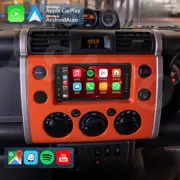 Apple Carplay Android auto Head Unit With Cam Stereo For Toyota FJ-Cruiser 11-15