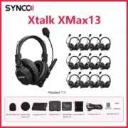 SYNCO XTalk XMax X2 X5 X9 X13 2.4G Full-Duplex Wireless Intercom Headset System