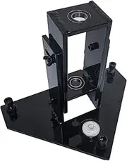 YUEYIN Pool Fence Drill Guide with Bubble Level, Drilling Aid, Adjustable Drilling Tilt Angle, Prevents Shifting of Drilling Position, Black