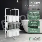 Heated Towel Bar Rail Electric Arier Dryer Laundry Clothes Hanger Warmer Rack