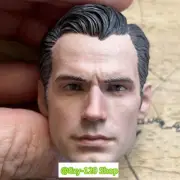 1/6 Male Superman Henry Cavil Head Sculpt Carved For 12"Action Figure Body Toys