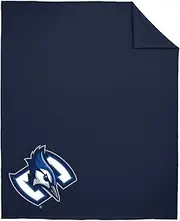 Sport Your Gear Creighton Blue Jays Prime Logo Comfortable Stadium Fleece Throw Blanket 50 x 62