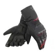 Dainese Unisex Adult's Tempest Unisex D-Dry Long Gloves - Black/Red Textile
