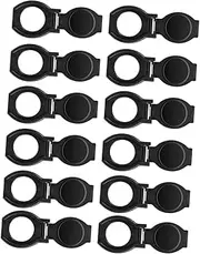 Veemoon 12pcs Webcam Lens Cap USB Camera Privacy Cover for Laptop Smartphone Tablet Easy Installation Material Protects Camera Lens from Access