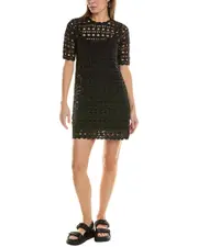 GANNI Open Back Mini Dress