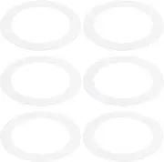 uxcell Goof Rings for 5/6 Inch Recessed Can Lighting Down Light, 6 Pcs Metal Goof Trim Rings Cover, Outer Diameter 8.07-inch, Inner Diameter 6.29-inch, Matte Finish White, Flush Mount