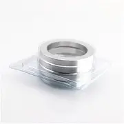 4pcs/Set Aluminum Hub Centric Spacer Spigot Rings Car Wheel Bore Center Collar 66.6-57.1mm, for Audi, Wheel Trims Set