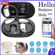 AI Translation Earphones 144 Languages Real Time Wireless Translator Earbuds