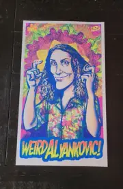 Spooky Empire Weird Al Yankovic silk screen poster Dave Berns autograph