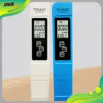 AREKER TDS METER 數字水質測試儀 3 合 1 電子水質測試儀,測量範圍為 0-9990 PPM,適用於水