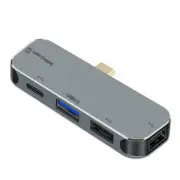100% new 5in1 Charging Port with Type C to USB-C/USB 3.0/USB 2.0 Hub For Device