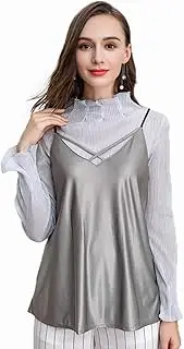 ZAMAKS EMF Shielding Maternity Clothes Underwear Radiation Protection Silver Fiber Lingerie Protect The Body from Radiation Injury (Color : Silver, Size : XX-Large)