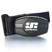 Jet Black Heart Rate Monitor - Dual Band Technology (Bluetooth / ANT +) - Soft S