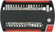 Wiha 79495 31-Piece XLSelector Bit Set with Slotted Phillips TORX Hex Bits