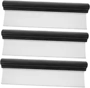 MUCKLILY 3pcs Compact Car Windshield Squeegee Window Automotive Windshield Cleaner Mirror Squeegee